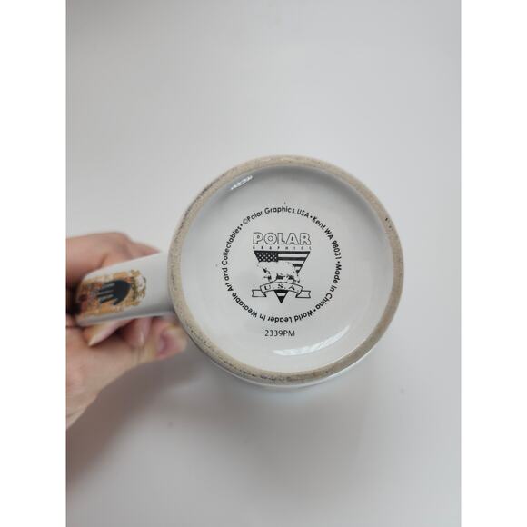 Polar Graphics Kokopelli Mug Southwest Tribal Flute Player Tapered Coffee Cup - Picture 5 of 8